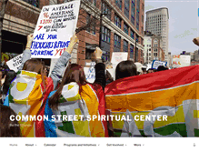 Tablet Screenshot of commonstreet.org